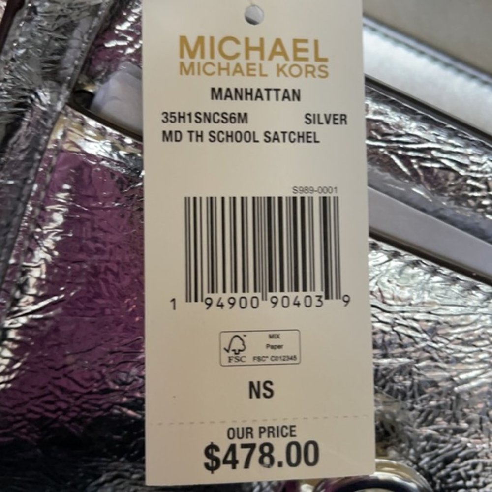 Michael Kors Manhattan Medium School Satchel - Picture 15 of 16